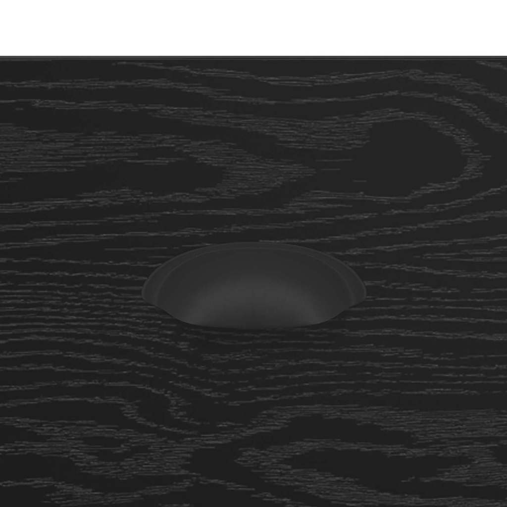 Dulap de noapte Stejar Negru 39 x 39 x 67,5 cm Lemn compozit GartenMobel Dekor