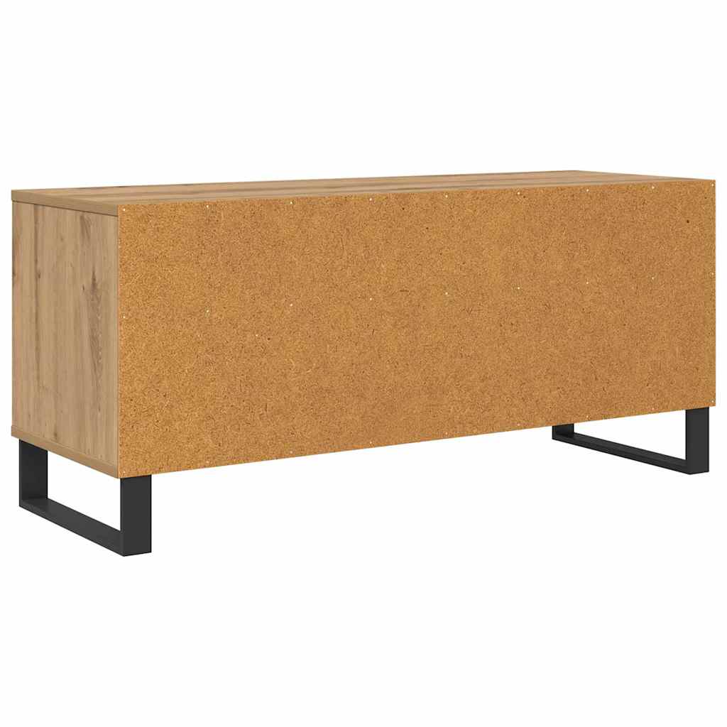 Cabinet TV cu sertar Stejar Artizanal 100 x 34,5 x 44,5 cm GartenMobel Dekor