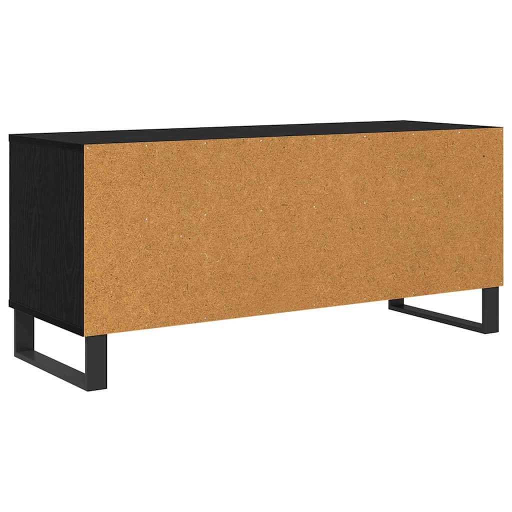 Cabinet TV cu sertar Stejar Negru 100 x 34,5 x 44,5 cm GartenMobel Dekor