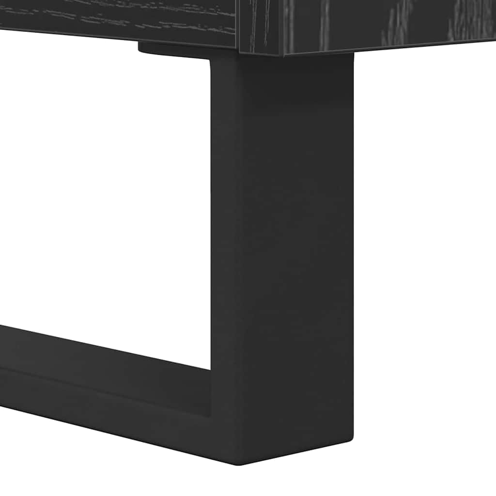 Cabinet TV cu sertar Stejar Negru 100 x 34,5 x 44,5 cm GartenMobel Dekor