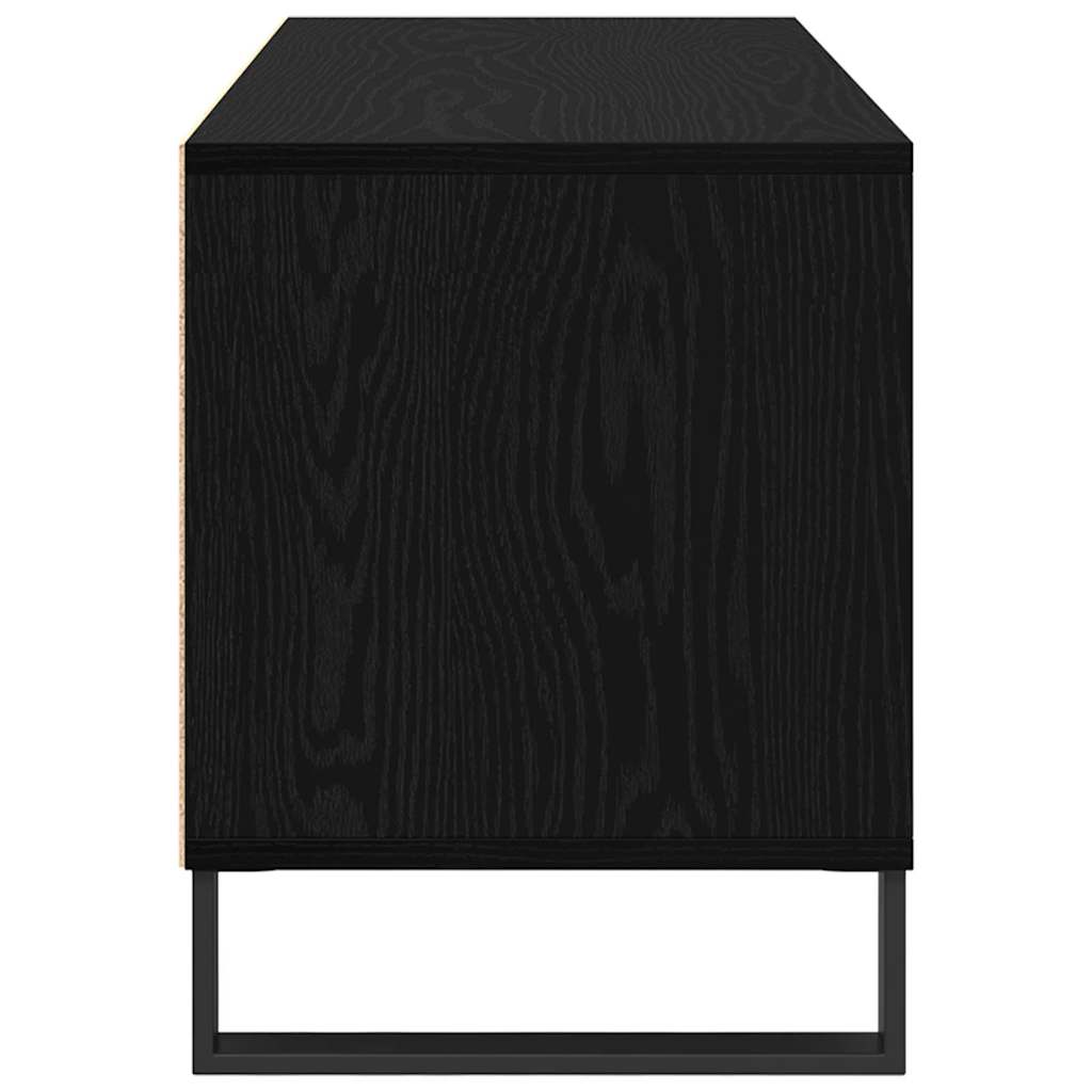Cabinet TV cu sertar Stejar Negru 100 x 34,5 x 44,5 cm GartenMobel Dekor