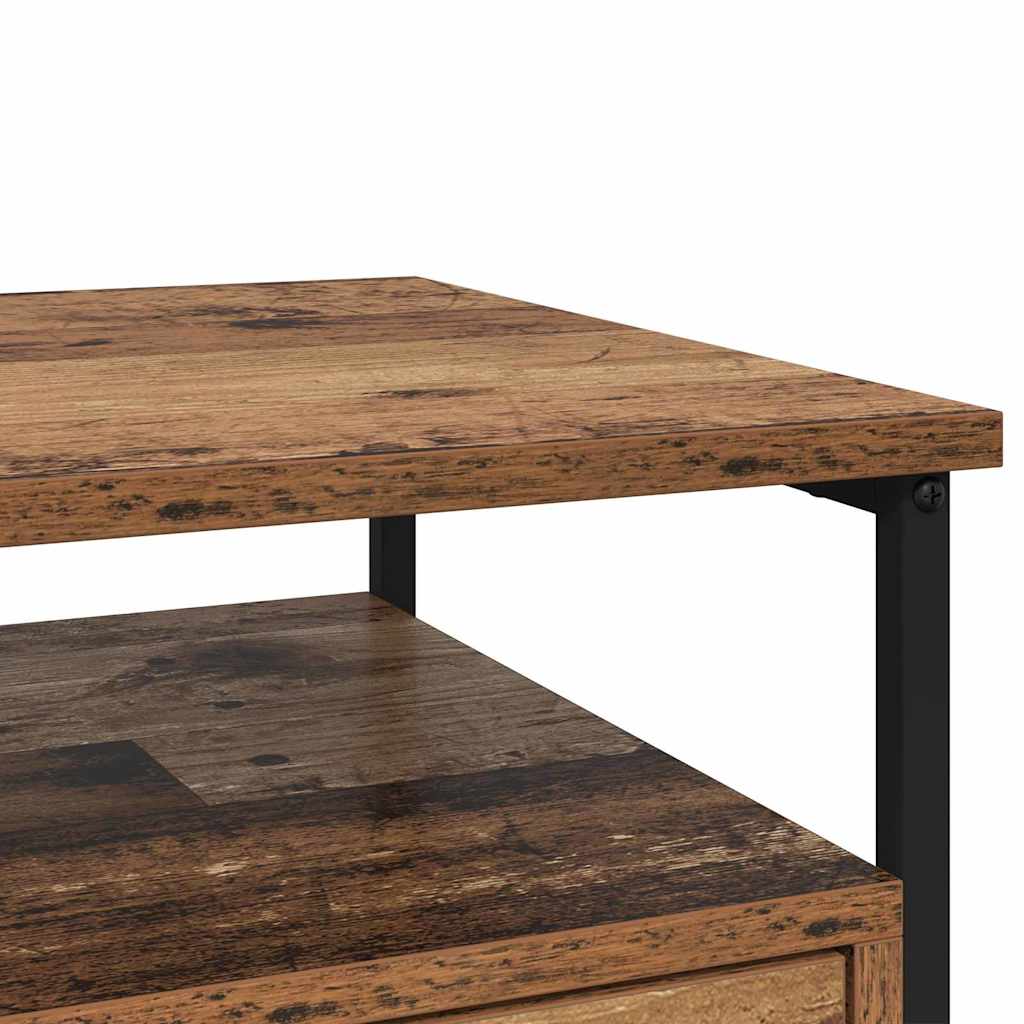 Dulap de noapte Lemn vechi 40 x 42 x 55 cm Lemn compozit GartenMobel Dekor