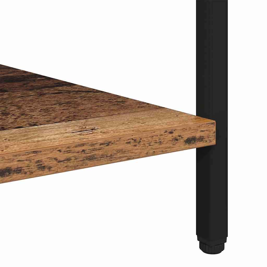 Noptieră 2 pcs Lemn vechi 40 x 40 x 50 cm Lemn compozit GartenMobel Dekor