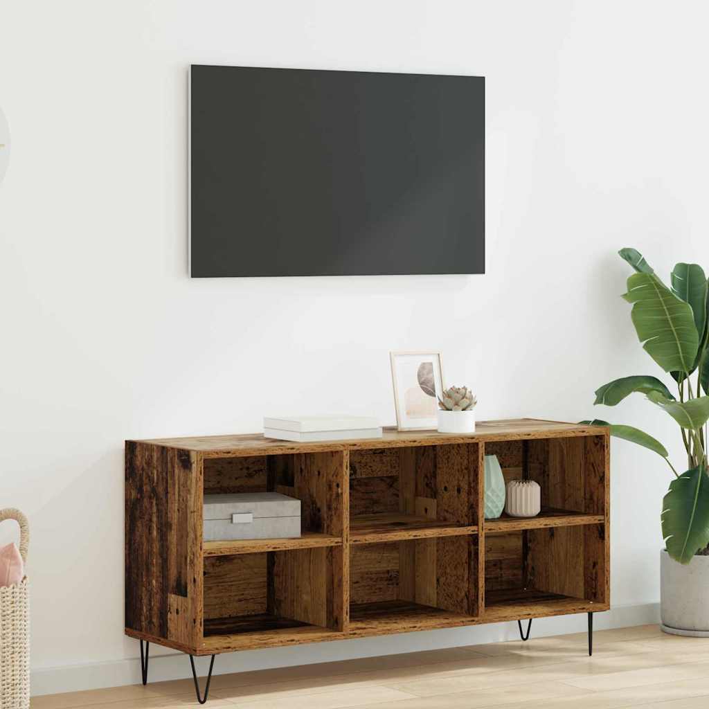 Cabinet TV Lemn Vechi 103,5 x 30 x 50 cm Lemn compozit GartenMobel Dekor