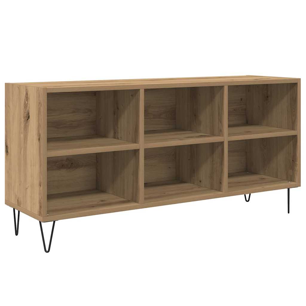 Cabinet TV Stejar Artizanal 103,5 x 30 x 50 cm Lemn compozit GartenMobel Dekor