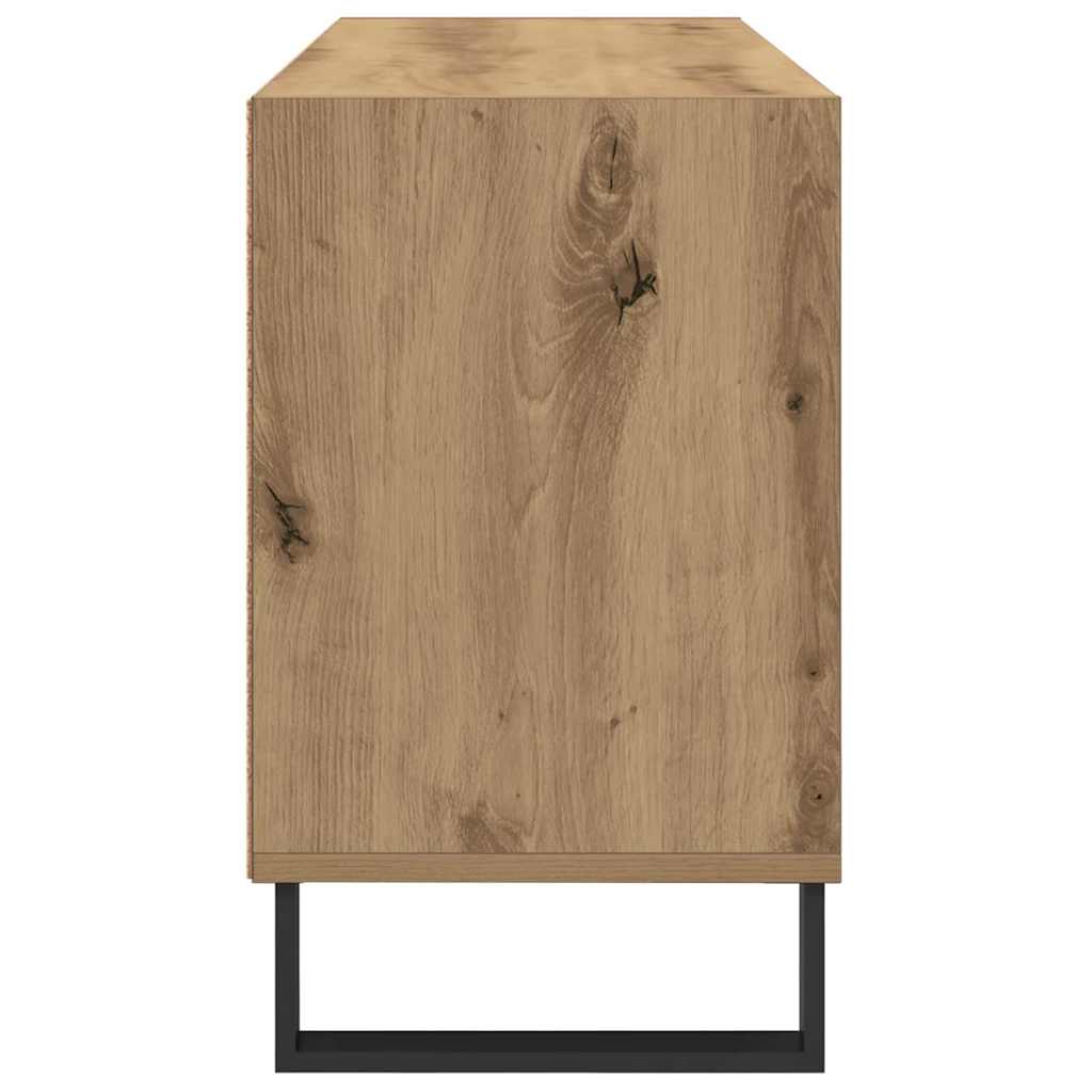 Cabinet TV Stejar Artizanal 103,5 x 30 x 50 cm Lemn compozit GartenMobel Dekor