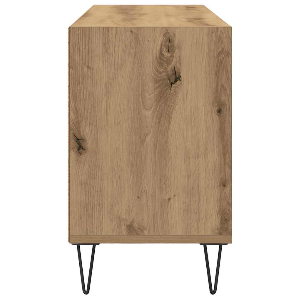 Cabinet TV Stejar Artizanal 103,5 x 30 x 50 cm Lemn compozit GartenMobel Dekor