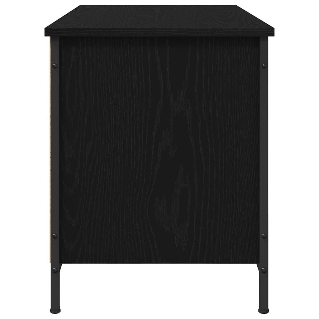 Cabinet TV Stejar Negru 100 x 40 x 50 cm Lemn compozit GartenMobel Dekor