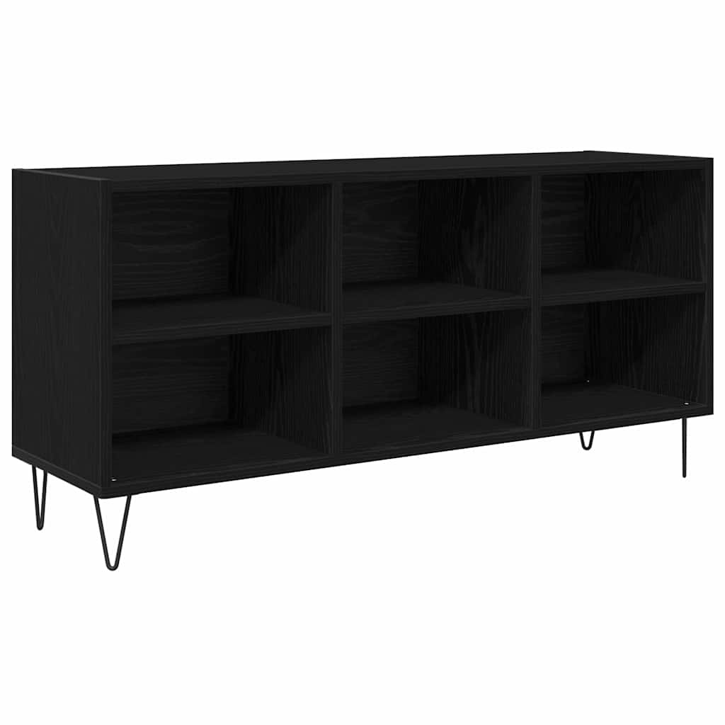 Cabinet TV Stejar Negru 103,5 x 30 x 50 cm Lemn compozit GartenMobel Dekor