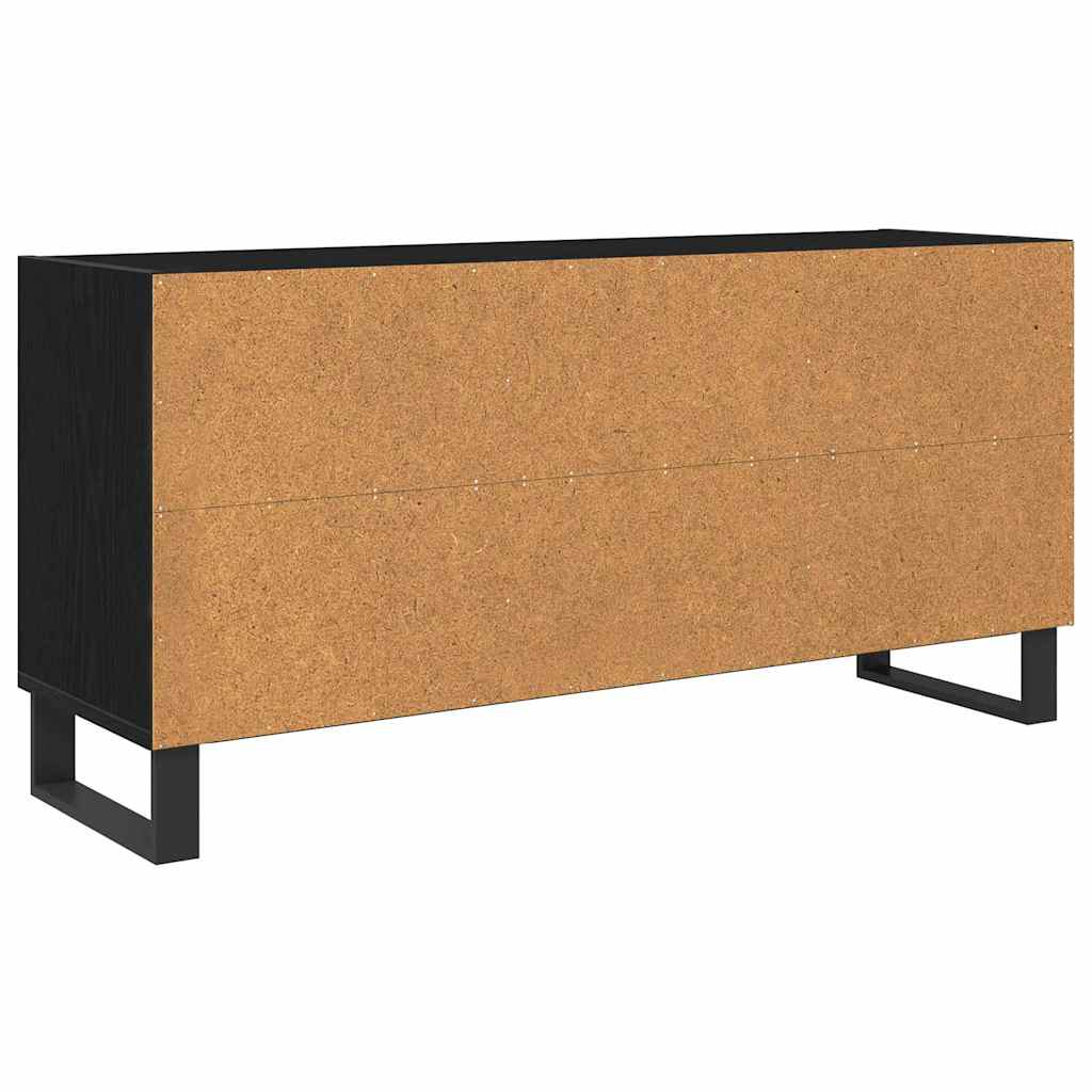 Cabinet TV Stejar Negru 103,5 x 30 x 50 cm Lemn compozit GartenMobel Dekor
