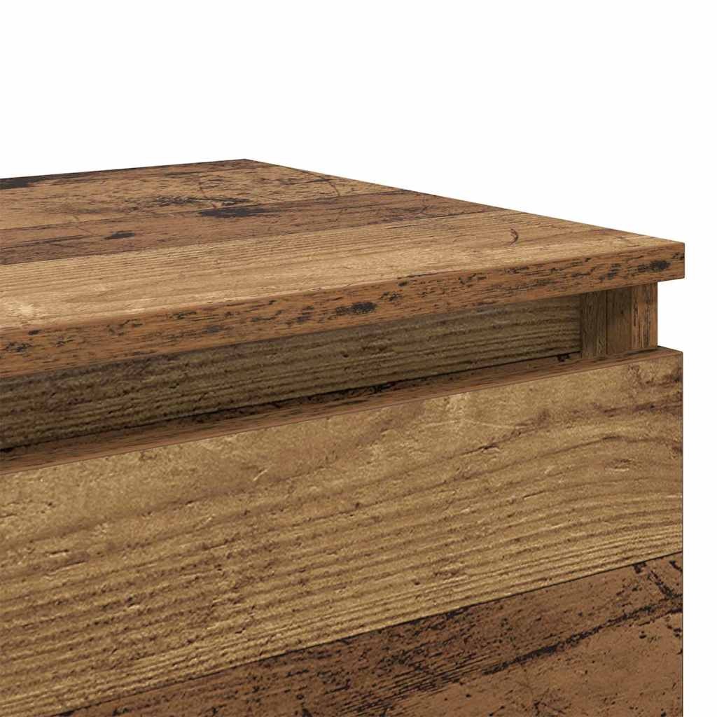 Dulap de noapte Lemn vechi 40 x 35 x 50 cm Lemn compozit GartenMobel Dekor