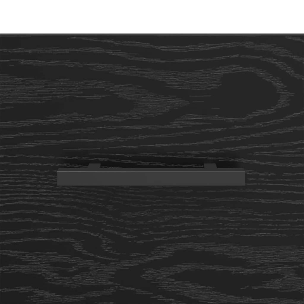 Dulap de noapte Stejar Negru 40 x 40 x 66 cm Lemn compozit GartenMobel Dekor