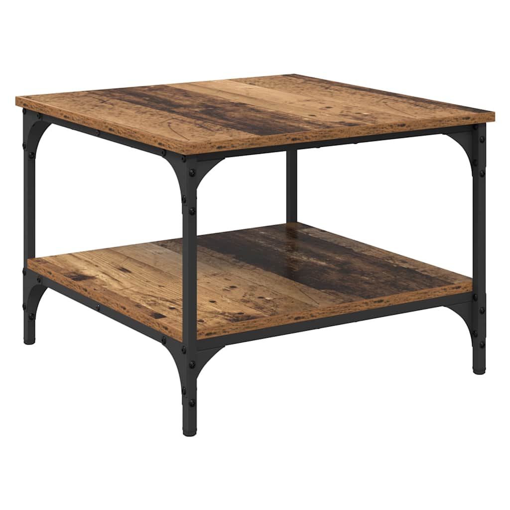 Masă de cafea Lemn Vechi 55 x 55 x 40 cm Lemn compozit GartenMobel Dekor