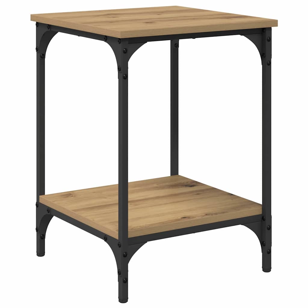 Masă de cafea Stejar Artizanal 40 x 40 x 55 cm Lemn compozit GartenMobel Dekor