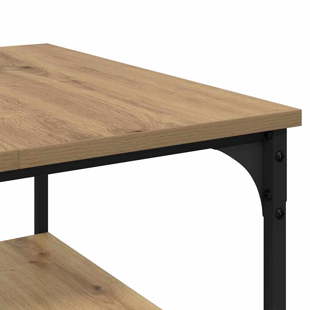 Masă de cafea Stejar Artizanal 55 x 55 x 40 cm Lemn compozit GartenMobel Dekor