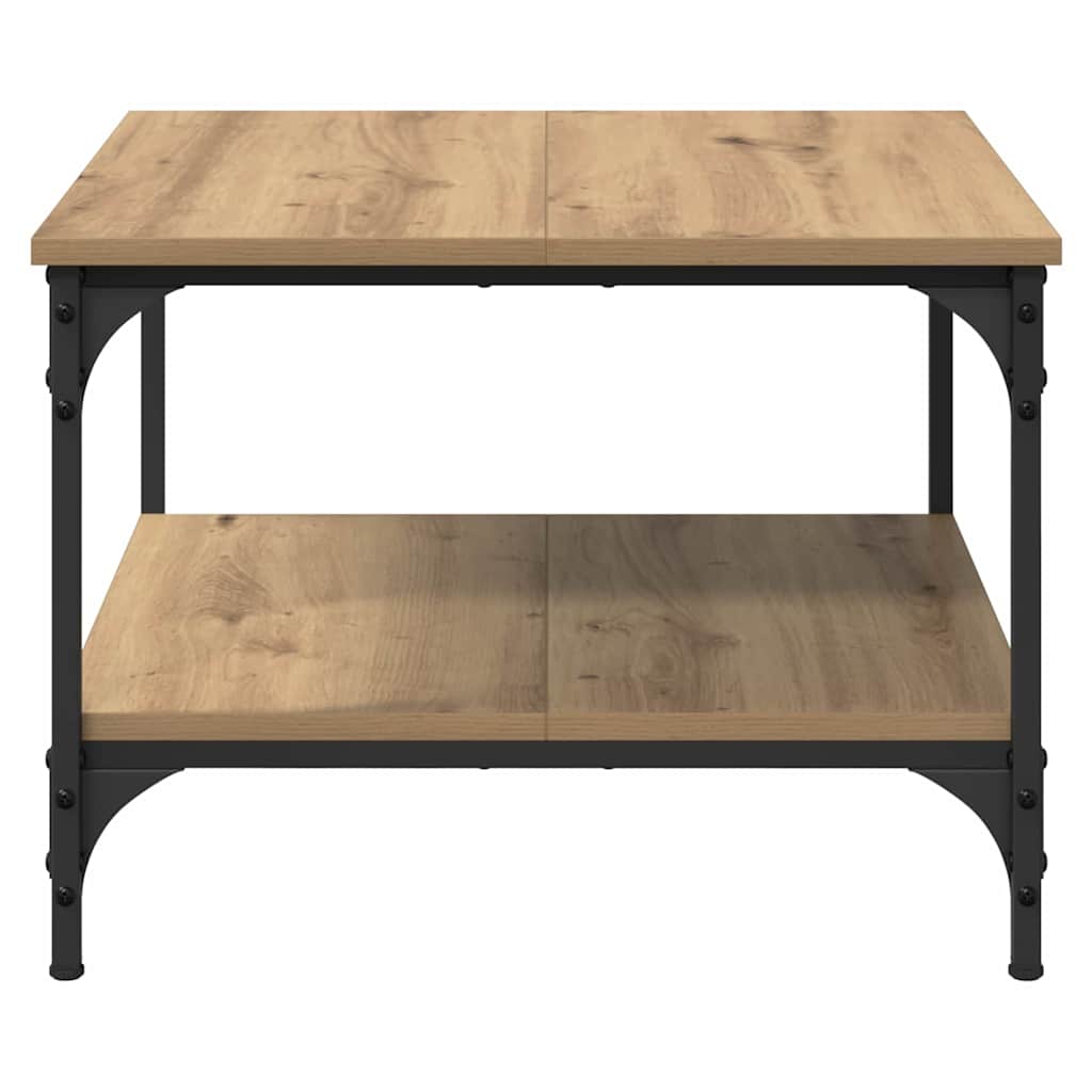 Masă de cafea Stejar Artizanal 55 x 55 x 40 cm Lemn compozit GartenMobel Dekor