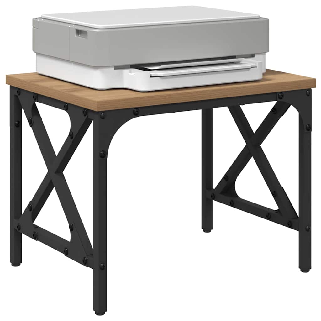 Suport pentru imprimantă Stejar Artizanal 40 x 30 x 31 cm GartenMobel Dekor