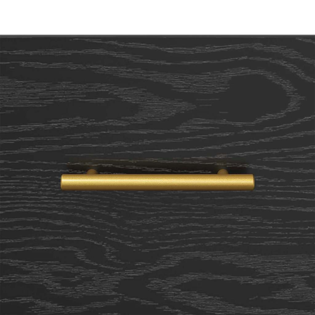 Cabinet TV Stejar Negru 150 x 36 x 30 cm Lemn compozit GartenMobel Dekor