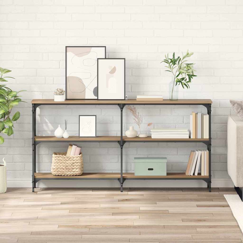 Masă de consolă Stejar Artizanal 150 x 29 x 75 cm GartenMobel Dekor