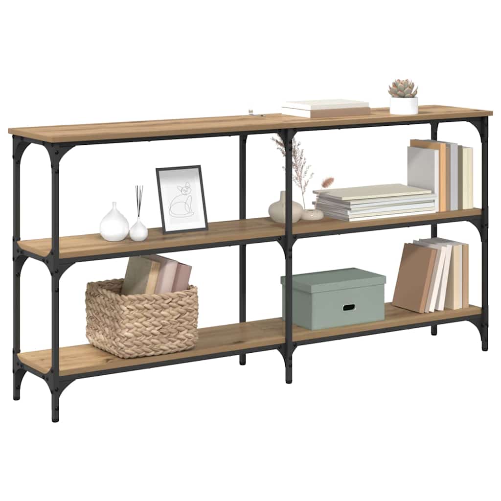 Masă de consolă Stejar Artizanal 150 x 29 x 75 cm GartenMobel Dekor