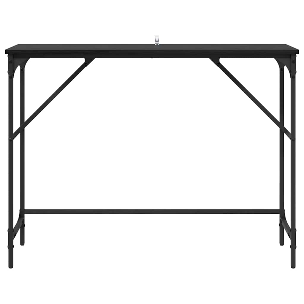 Masă de consolă Stejar Negru 100 x 32 x 75 cm Lemn compozit GartenMobel Dekor