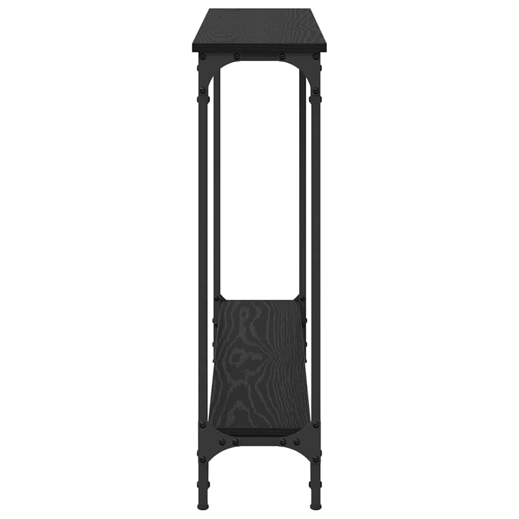 Masă de consolă Stejar Negru 102 x 23 x 15.5 cm Lemn compozit GartenMobel Dekor