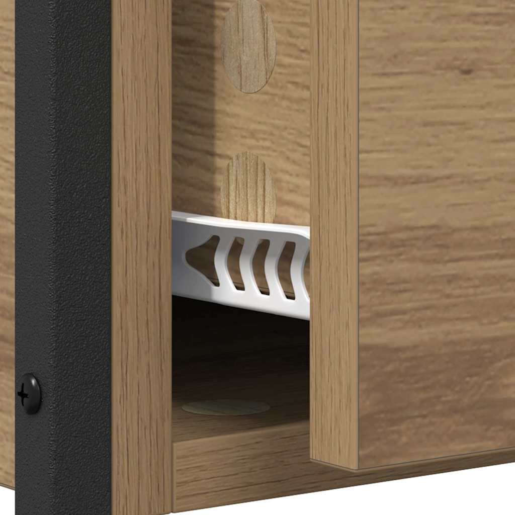 Masă de consolă cu sertar Stejar Artizanal 100 x 40 x 75 cm GartenMobel Dekor