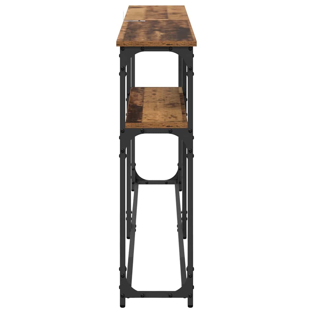 MasaConsole Lemn vechi 145x22.5x75cm Lemn compozit GartenMobel Dekor