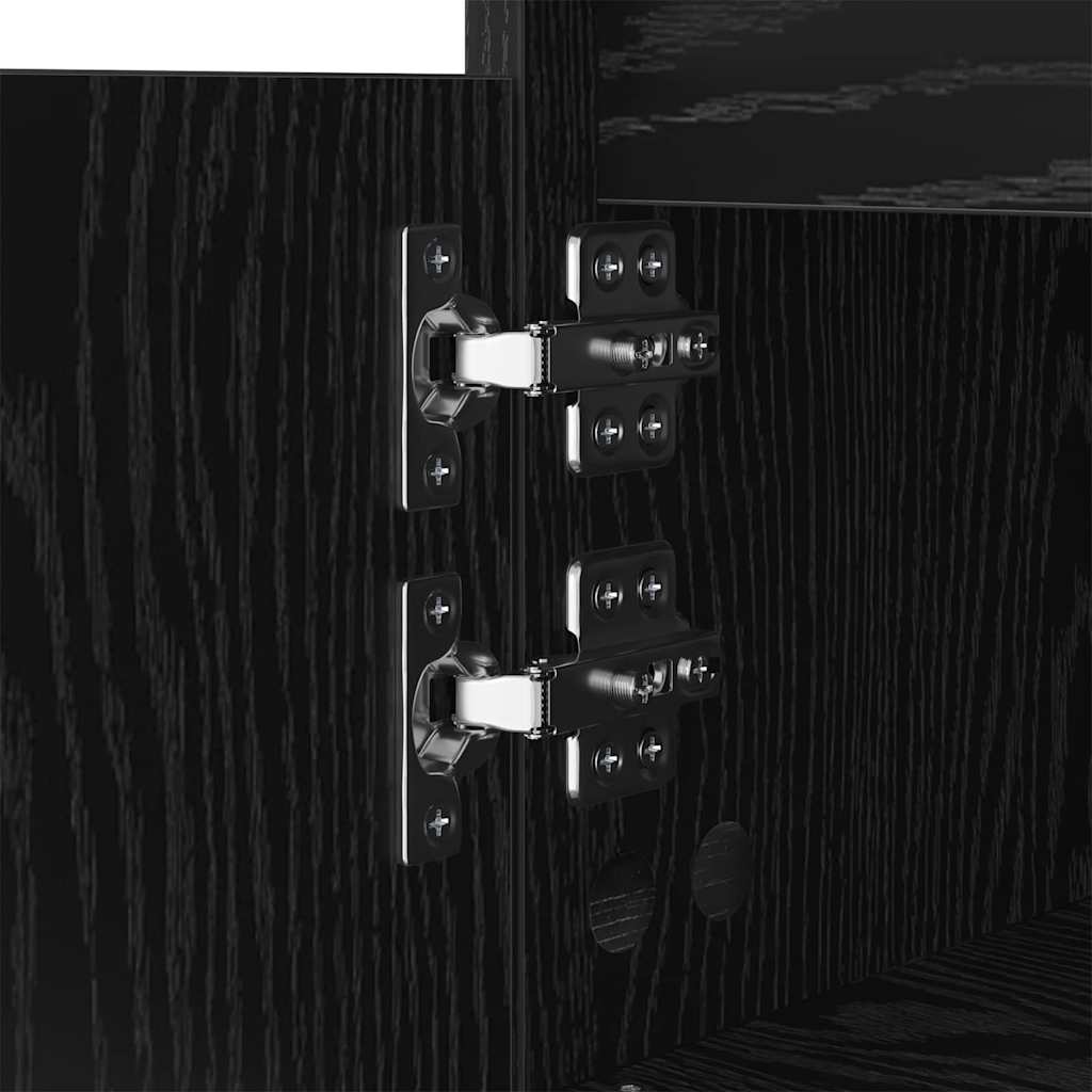 Masă de cafea Stejar negru 90 x 60 x 35 cm Lemn compozit GartenMobel Dekor