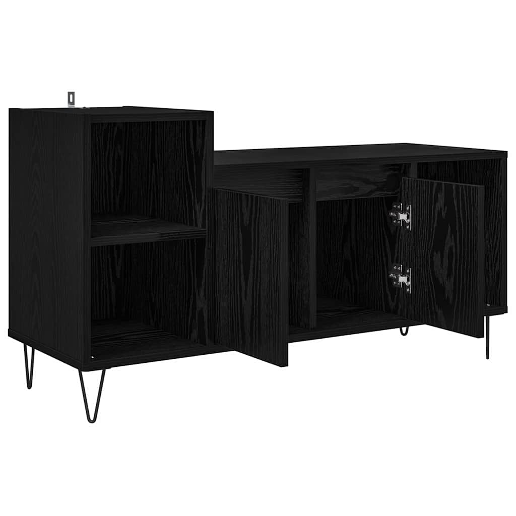 Cabinet TV Stejar Negru 100 x 35 x 55 cm Lemn compozit GartenMobel Dekor