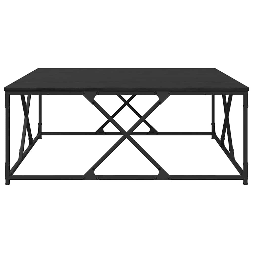 Masă de cafea Stejar negru 100 x 100 x 40 cm Lemn compozit GartenMobel Dekor