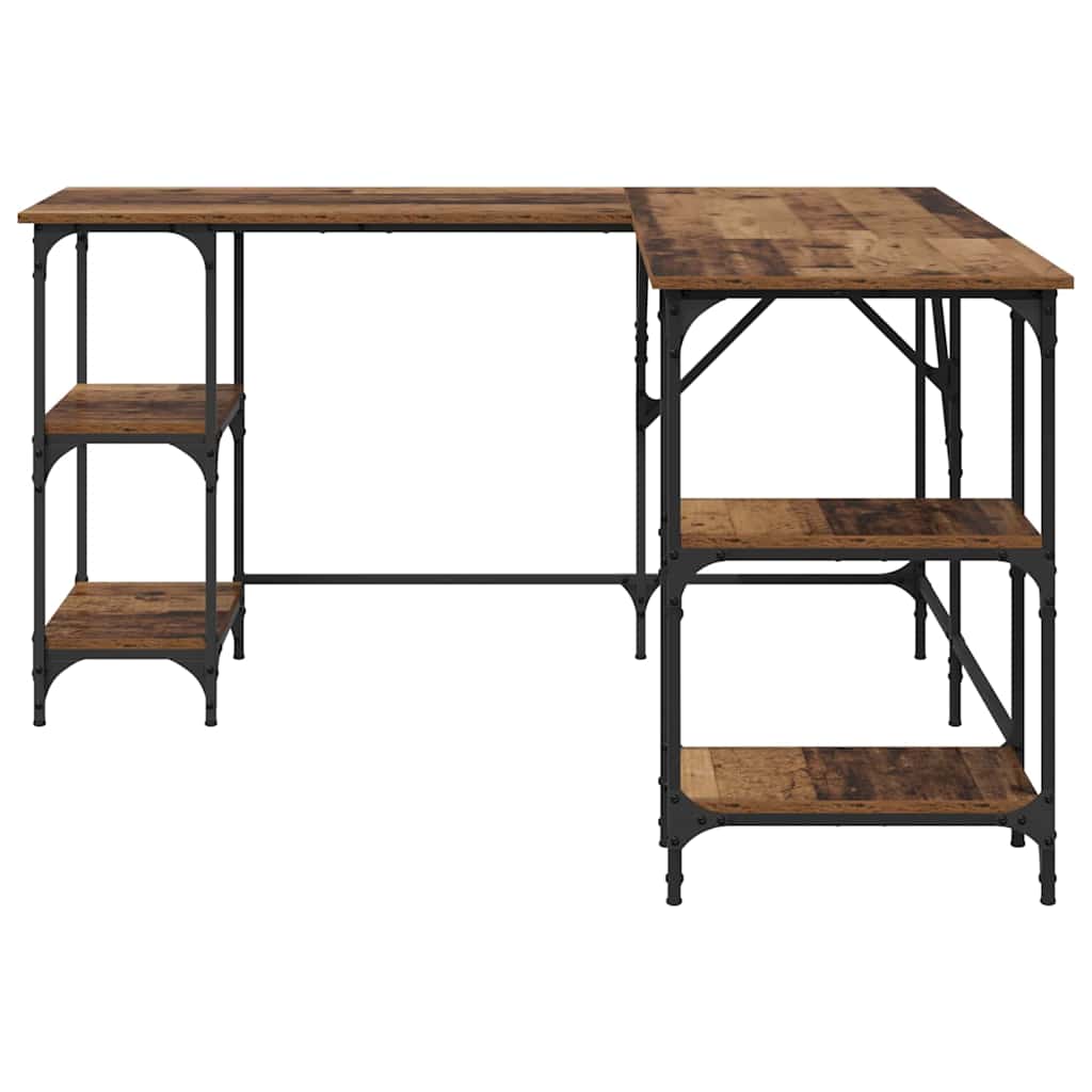 Birou Lemn Vechi 139 x 139 x 75 cm Lemn compozit GartenMobel Dekor