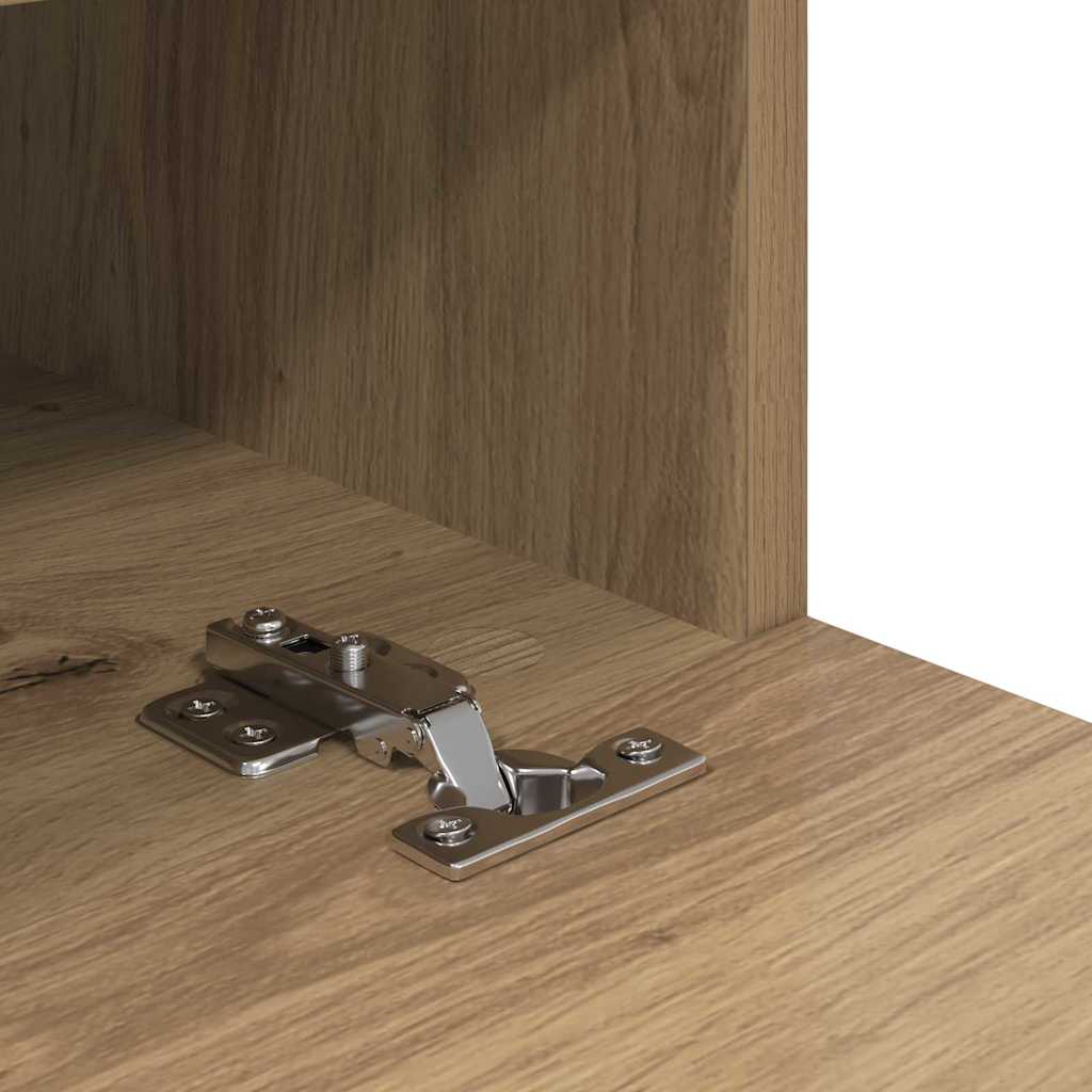 Dulap TV de perete Pe perete Stejar Artizanal 80 x 30 x 30 cm GartenMobel Dekor