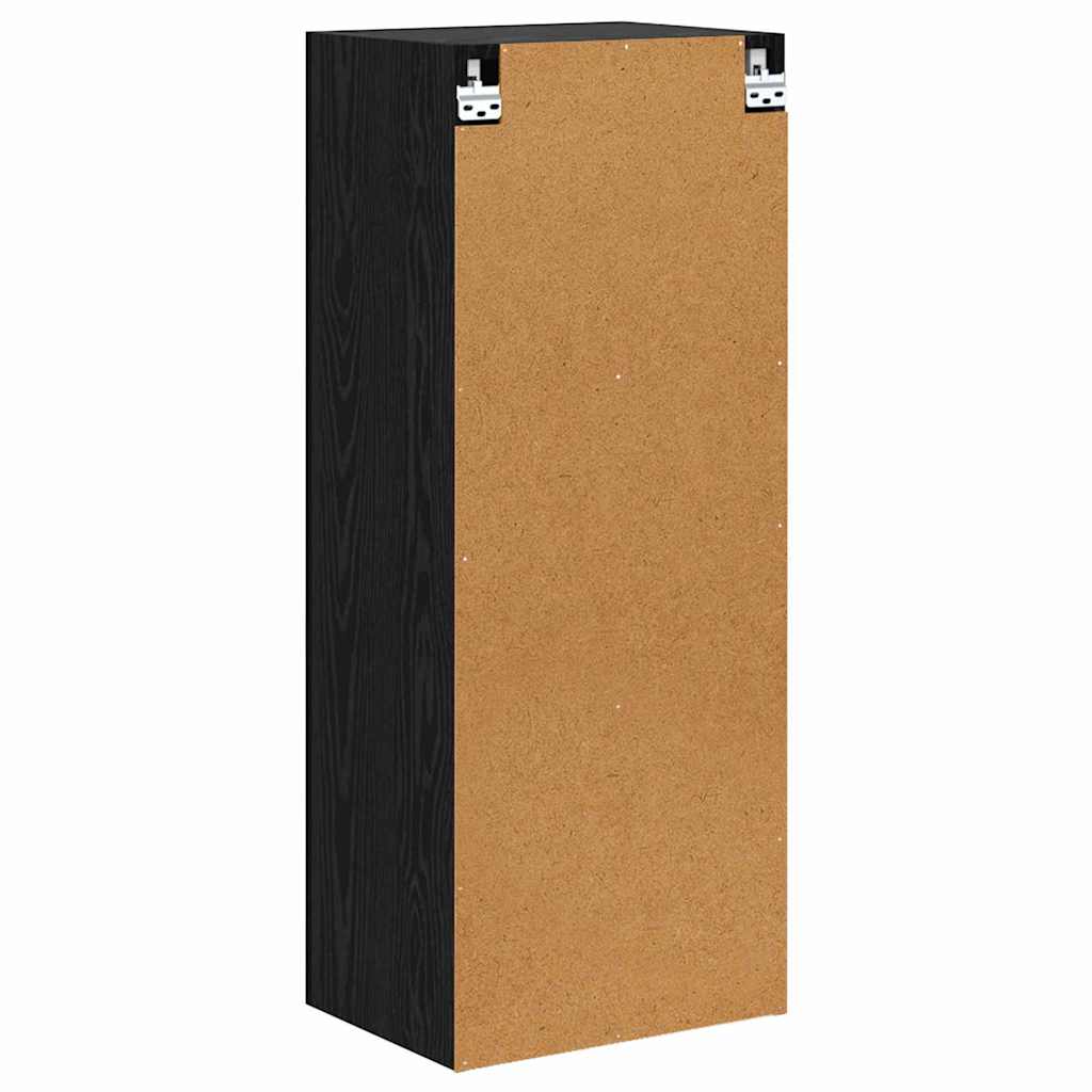 Dulap TV de perete Pe perete Stejar Negru 40,5 x 30 x 102 cm GartenMobel Dekor