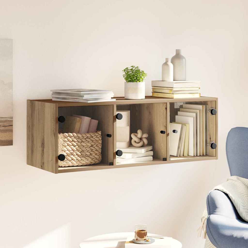 Dulap de perete Stejar Artizanal 102 x 37 x 35 cm Lemn compozit GartenMobel Dekor