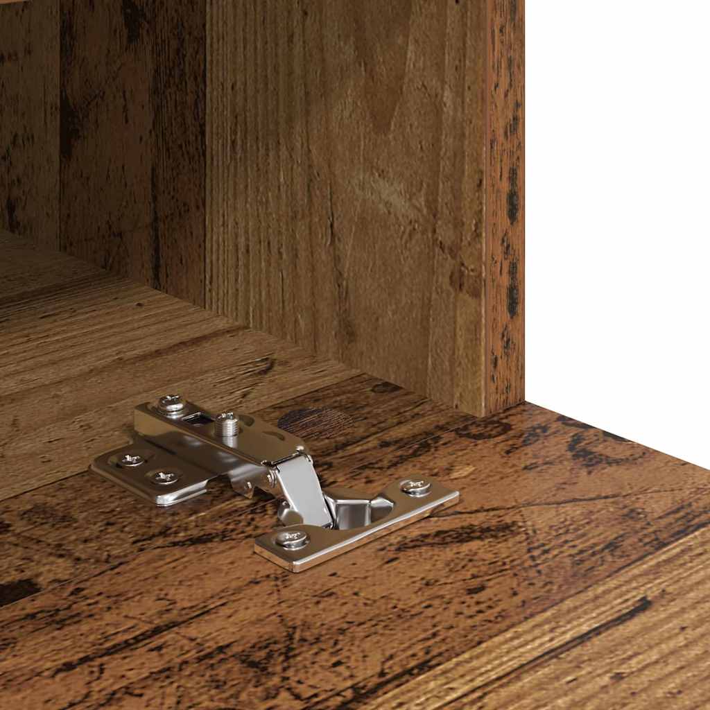 Dulapuri pentru TV Pe perete 2 pcs Lemn Vechi 60 x 30 x 30 cm GartenMobel Dekor