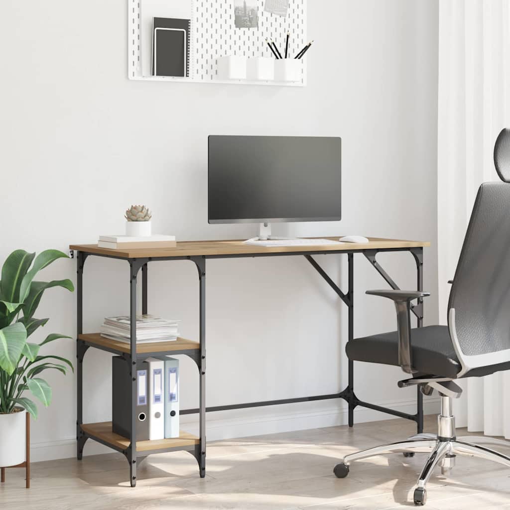 Birou Stejar Artizanal 120 x 50 x 75 cm Lemn compozit GartenMobel Dekor