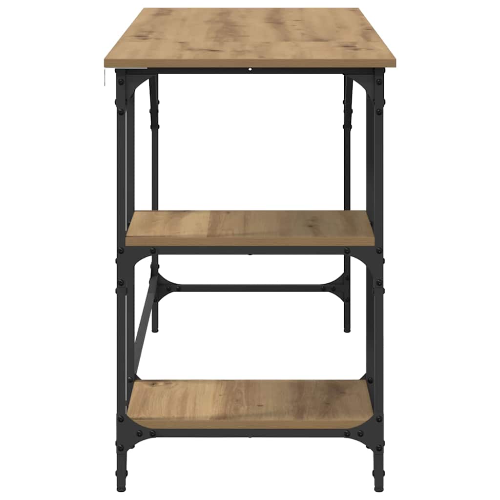 Birou Stejar Artizanal 120 x 50 x 75 cm Lemn compozit GartenMobel Dekor