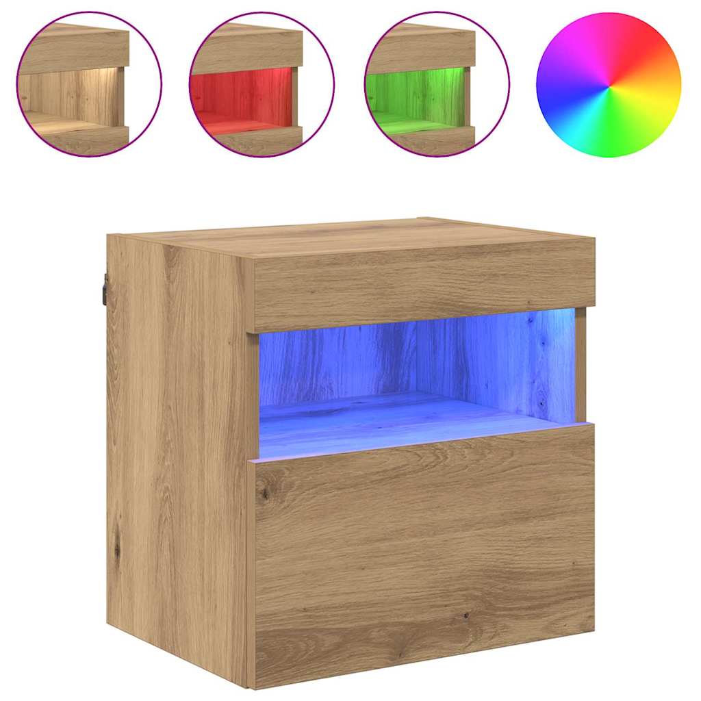 Dulap TV de perete Pe perete Stejar Artizanal 40 x 30 x 40 cm GartenMobel Dekor