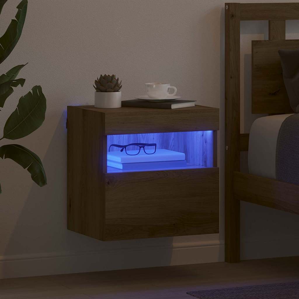 Dulap TV de perete Pe perete Stejar Artizanal 40 x 30 x 40 cm GartenMobel Dekor