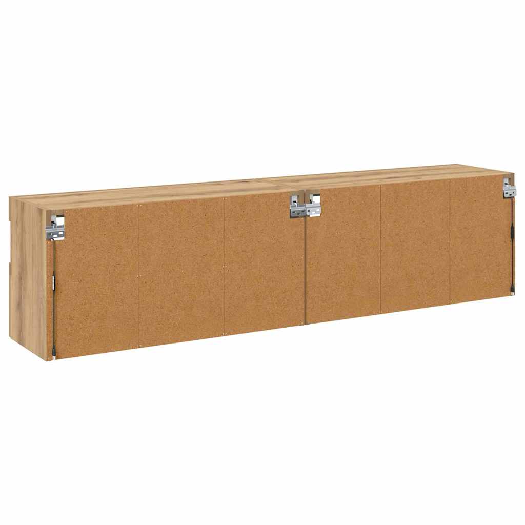 Dulapuri pentru TV 2 pcs Stejar Artizanal 80 x 30 x 40 cm GartenMobel Dekor