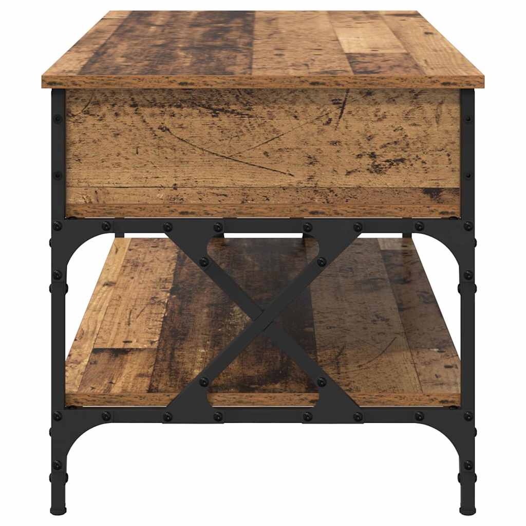 Masă de cafea Lemn Vechi 100 x 50 x 50 cm Lemn compozit GartenMobel Dekor