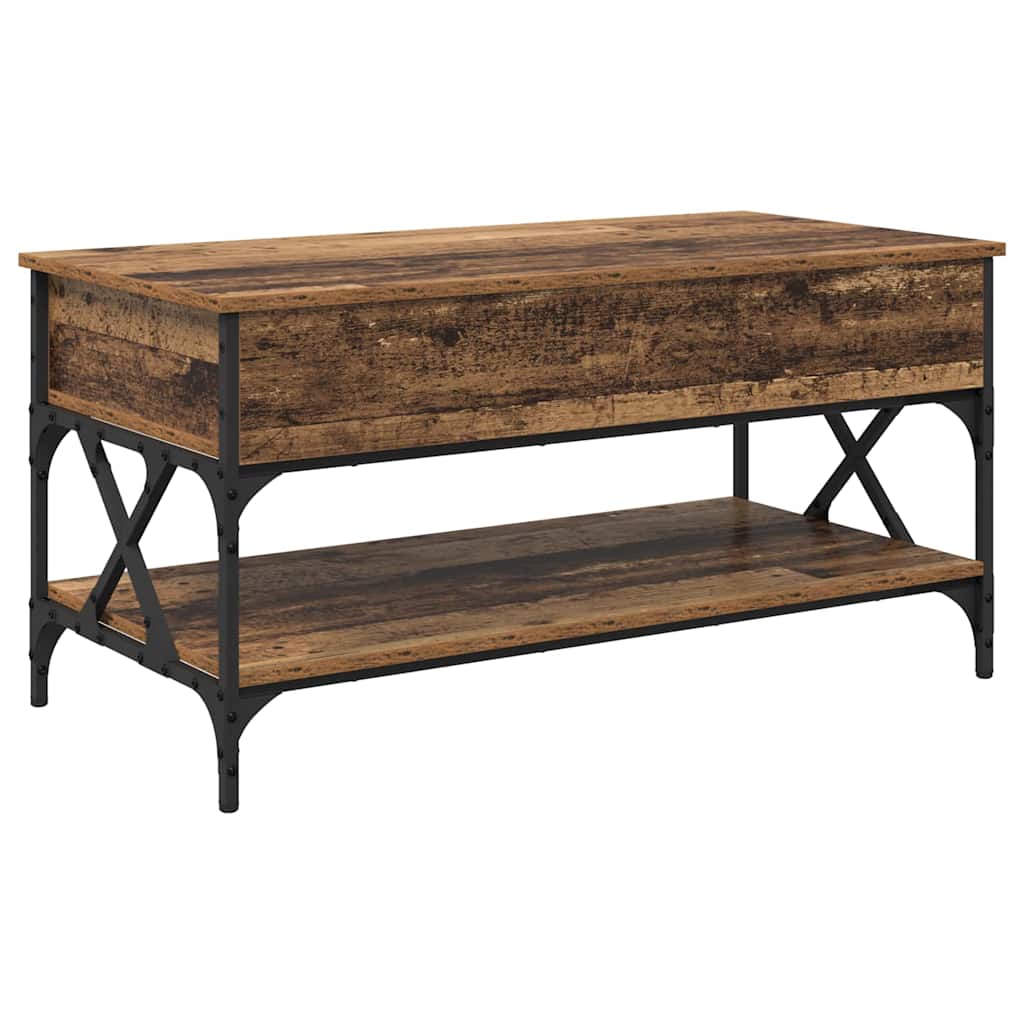 Masă de cafea Lemn Vechi 100 x 50 x 50 cm Lemn compozit GartenMobel Dekor