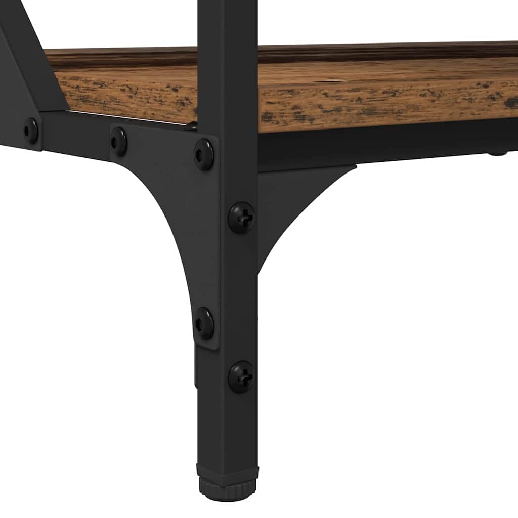 Masă de cafea Lemn Vechi 70x50x50cm Lemn compozit GartenMobel Dekor