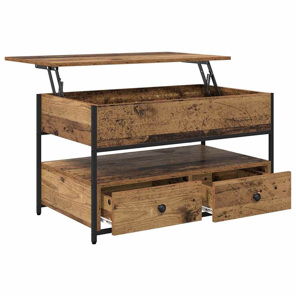 Masă de cafea Lemn Vechi 85 x 50 x 50 cm Lemn compozit GartenMobel Dekor