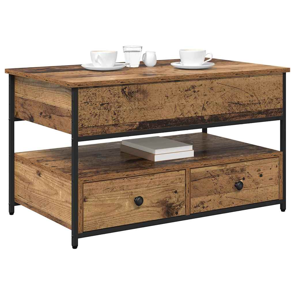 Masă de cafea Lemn Vechi 85 x 50 x 50 cm Lemn compozit GartenMobel Dekor