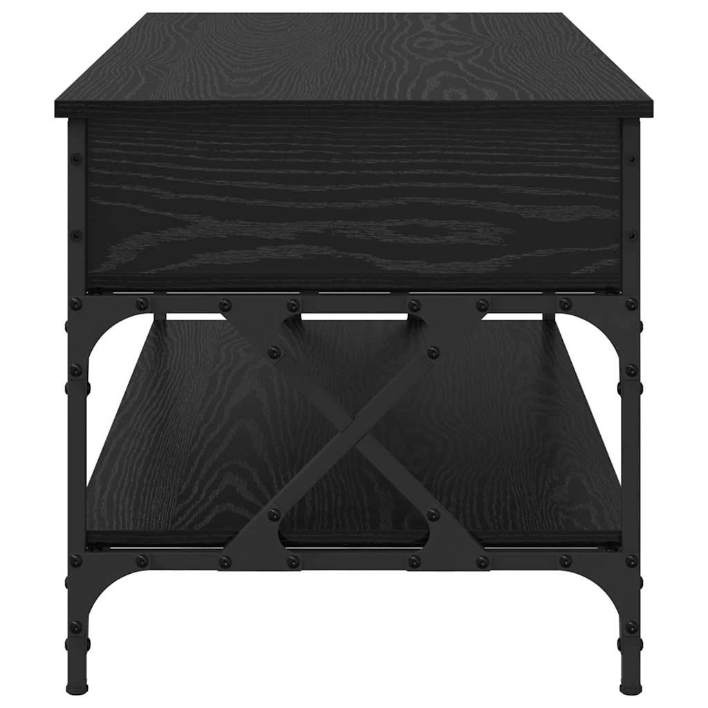 Masă de cafea Stejar Negru 100 x 50 x 50 cm Lemn compozit GartenMobel Dekor