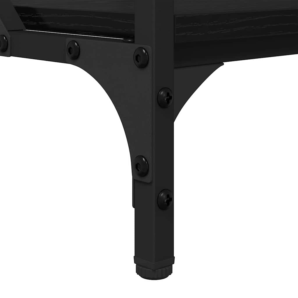 Masă de cafea Stejar Negru 100 x 50 x 50 cm Lemn compozit GartenMobel Dekor