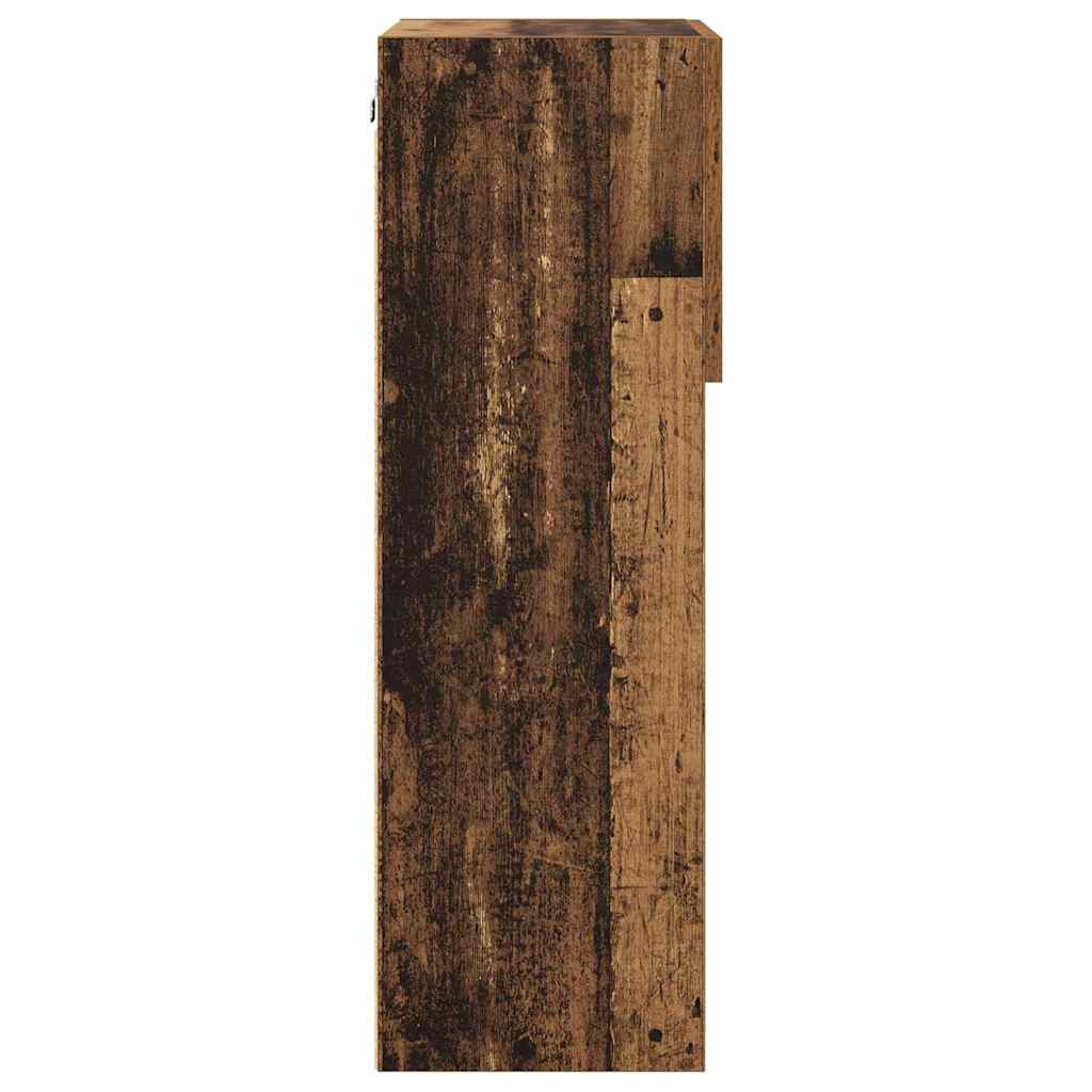 Sistem de TV montat pe perete Lemn Vechi 40,5 x 30 x 90 cm GartenMobel Dekor