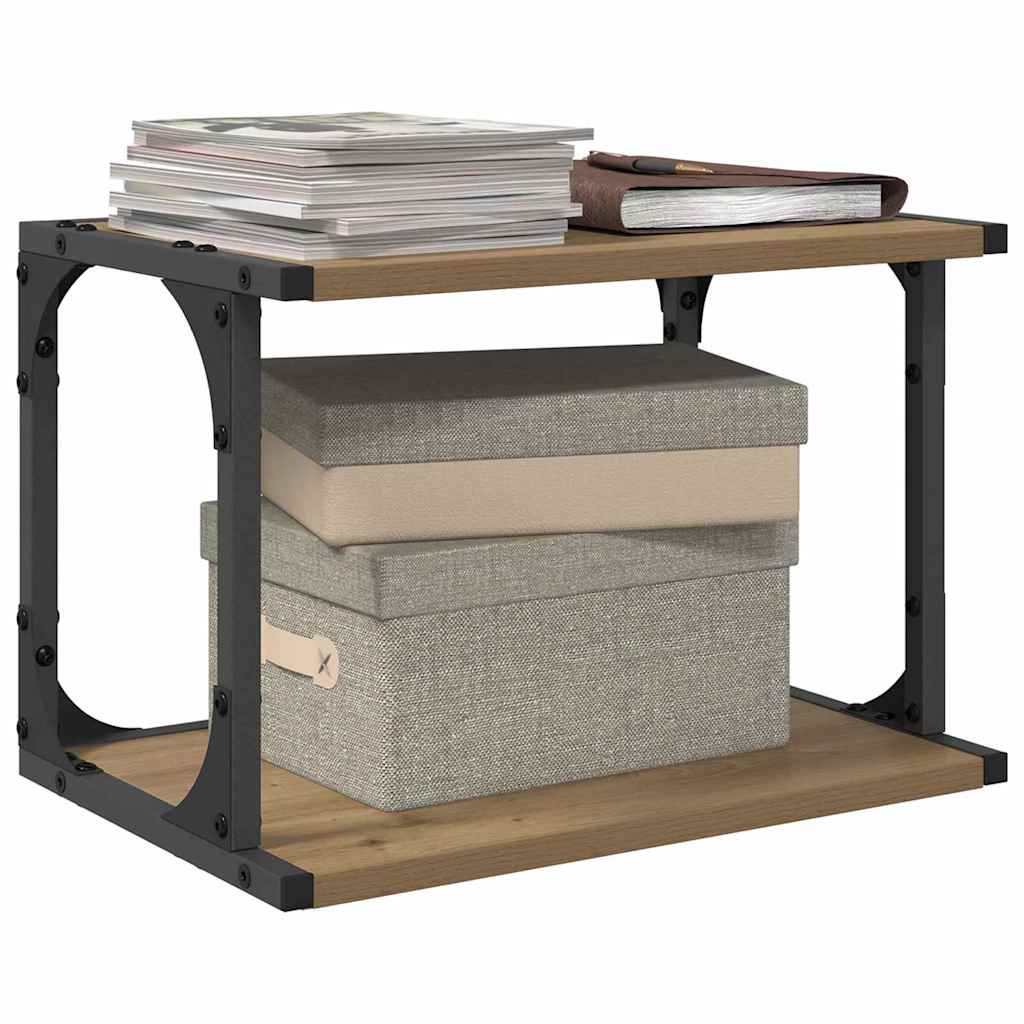 Suport pentru imprimantă Stejar Artizanal 41 x 28 x 33.5 cm GartenMobel Dekor